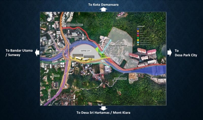 Central Park Damansara Accessibility and Connectivity