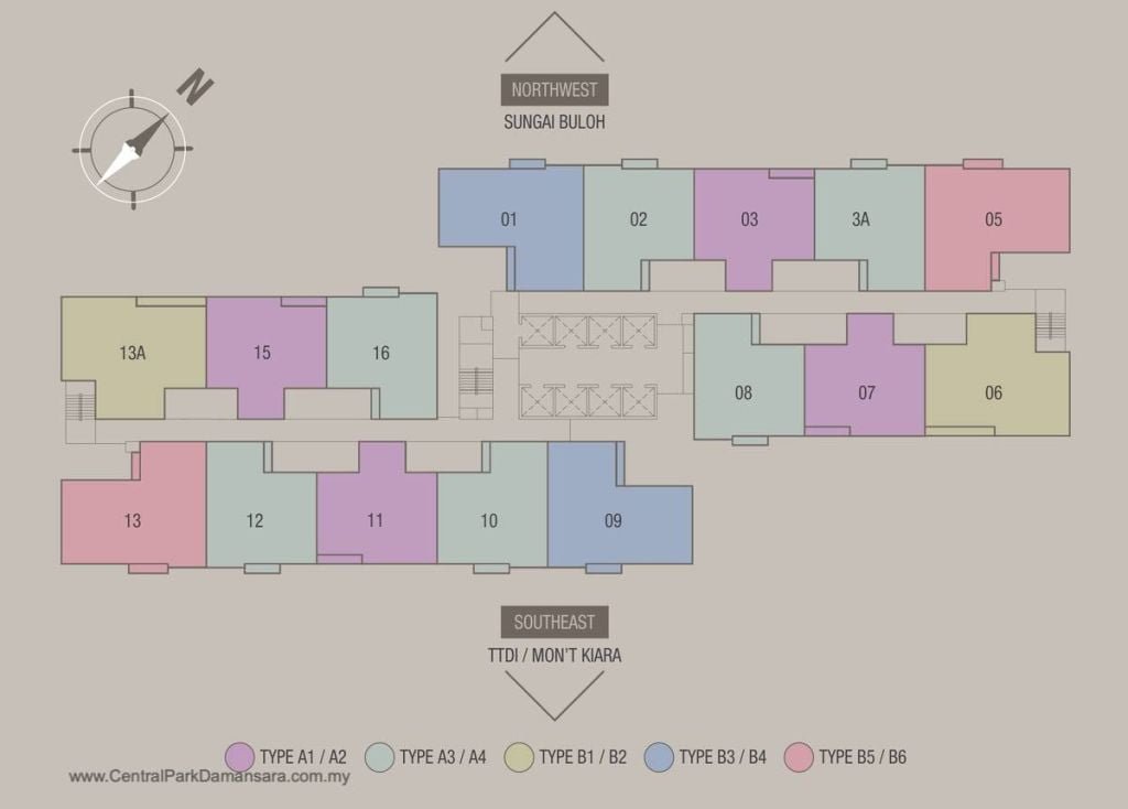 D'Terra Residences Layout Plan
