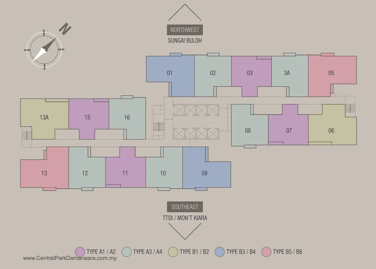 D'Terra Residences Layout Plan