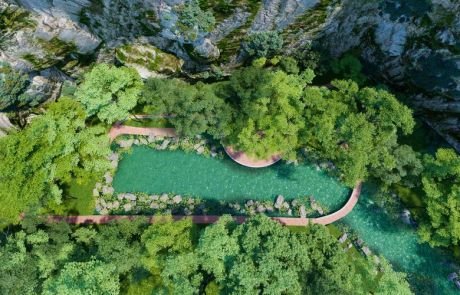 Detention Pond Aerial View
