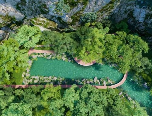 Detention Pond Aerial View