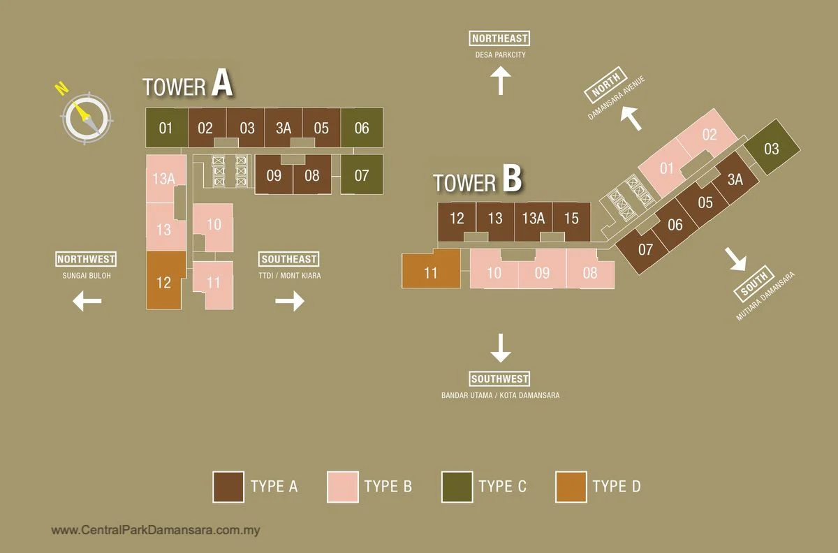 Floor Plan @ D'Erica Residences 1