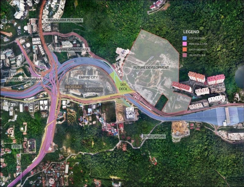 Sky Garden Link Empire City with Central Park Damansara