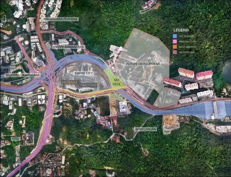 Sky Garden Link Empire City with Central Park Damansara