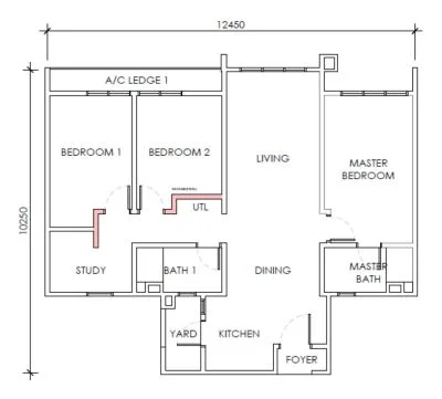Type A2 @ D'Tessera Residence