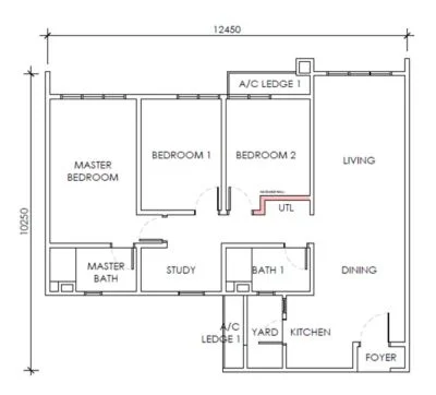 Type A4 @ D'Tessera Residence
