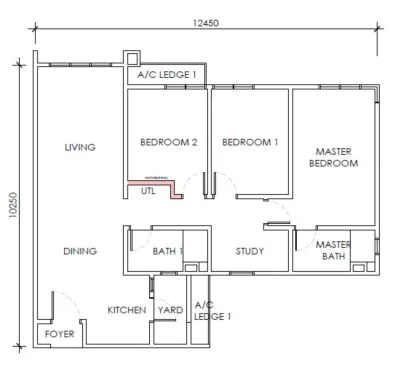 Type A5 @ D'Tessera Residence