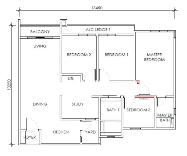 Type D1 @ D'Tessera Residence