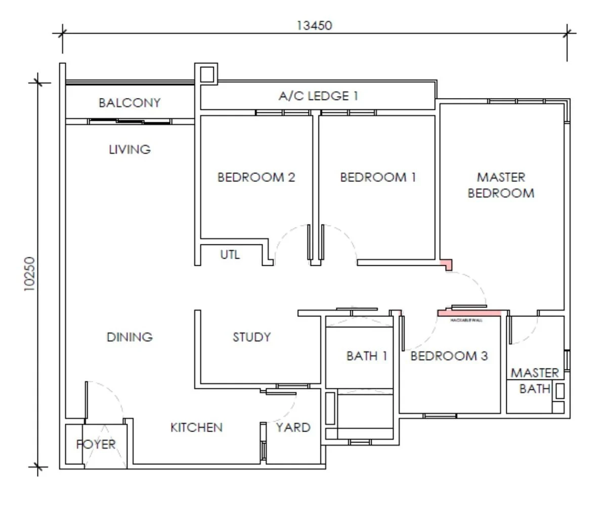 Type D1 @ D'Tessera Residence